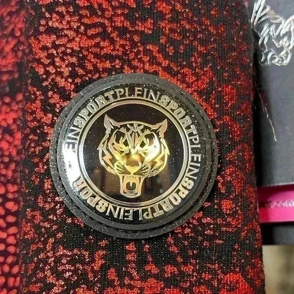 Phillip Plein Sport Black Red Jogging Trousers size M - Picture 10 of 10